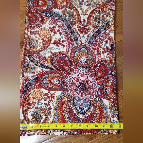 🧡2/$15 bundle **SHEIN VCAY Paisley Print Wide Leg Pants - Picture 5 of 5